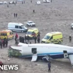 Azerbaijan Airlines flight carrying 67 people crashes in Kazakhstan