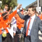 Clemson arrives before College Football Playoff game at Texas