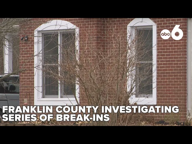 Franklin County investigating numerous burglaries in wealthy communities