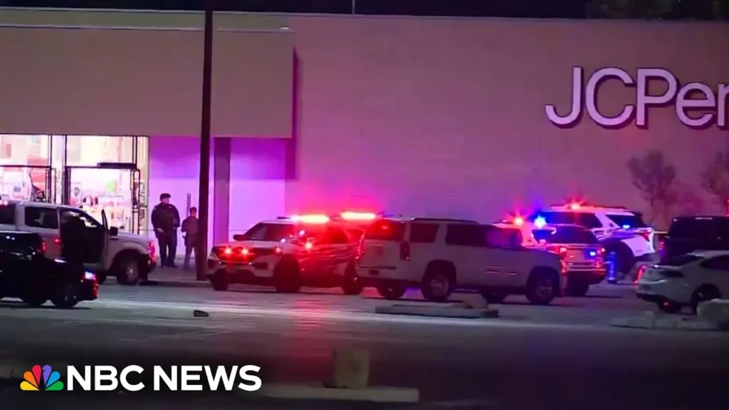 Man shot killed by police after driving into Texas mall during high speed chase